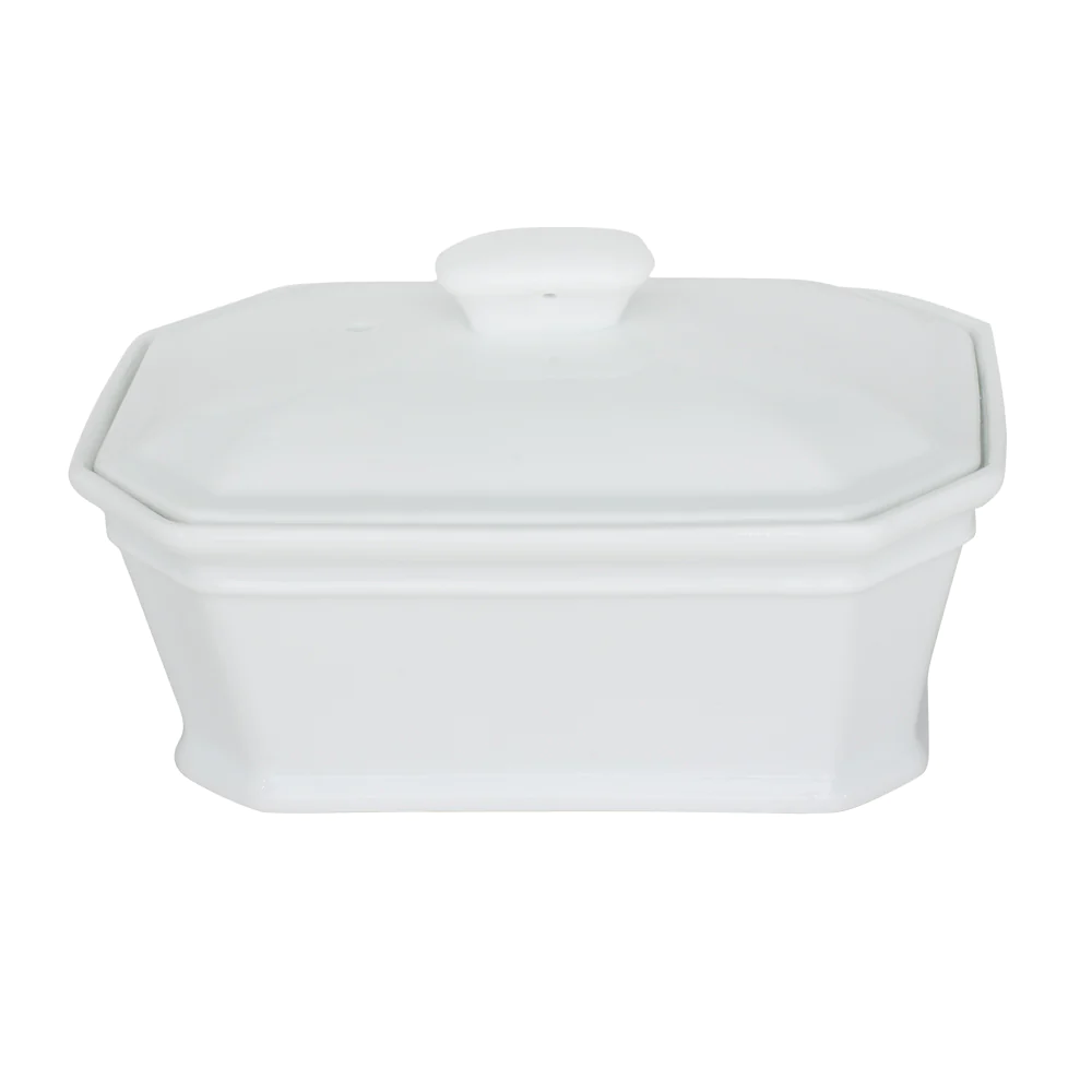 Terrine N.3 rectangle 14,5x11,5 cm 420 g Porcelaine Girard