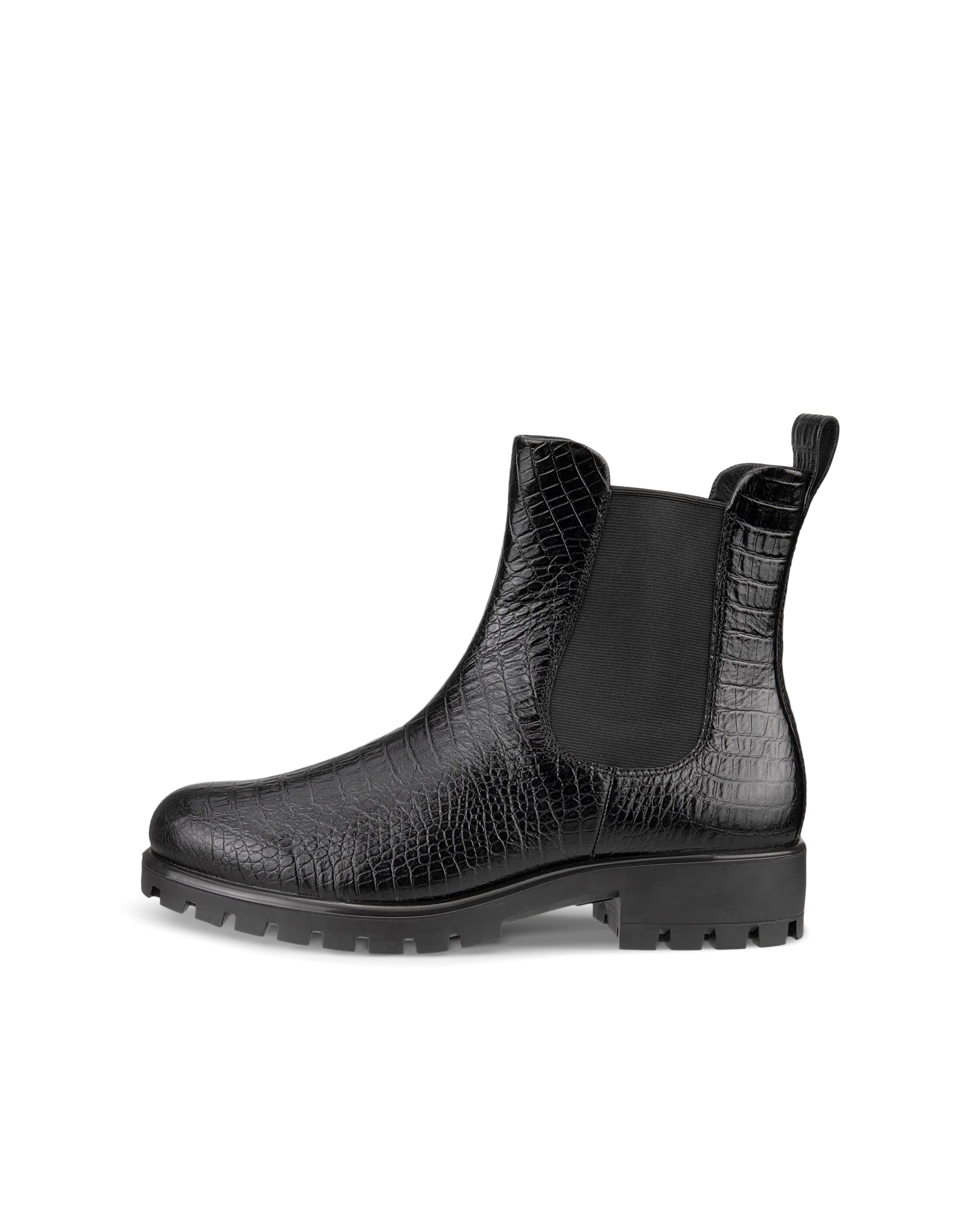 ECCO MODTRAY W Damen Chelsea Boot aus Leder Schwarz