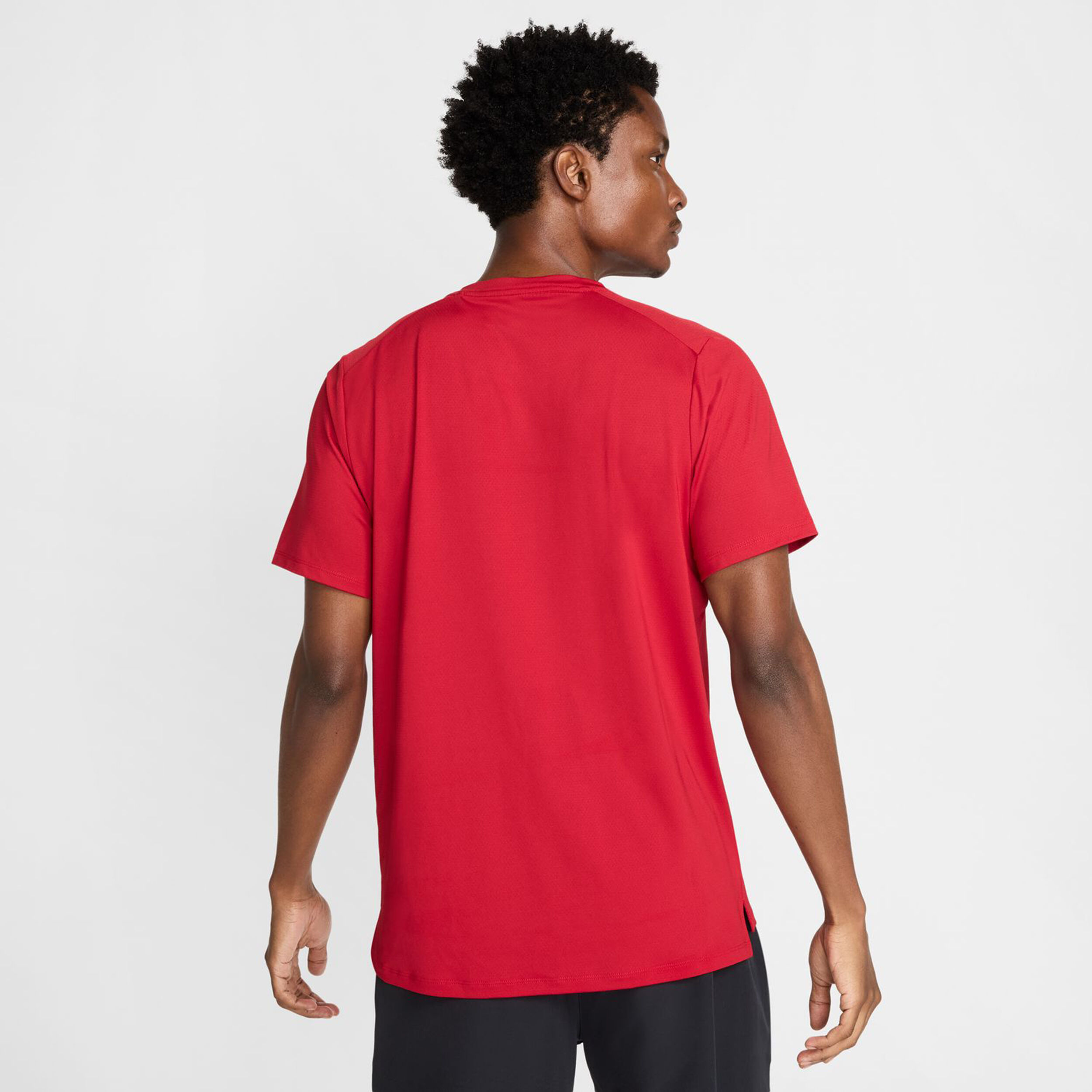 Nike Court Dri-Fit Advantage T-shirt Hommes - Rouge , Blanc