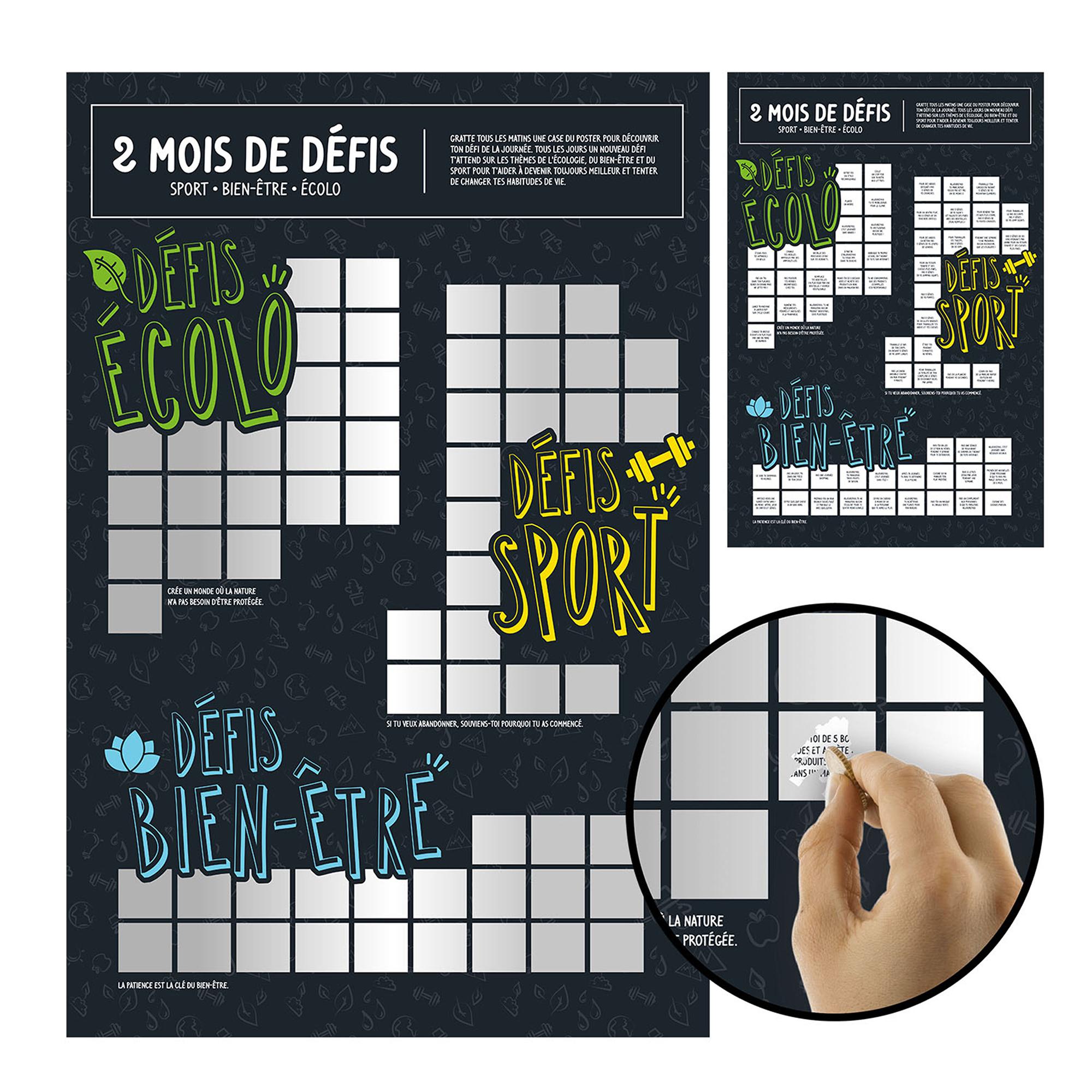 POSTER DEFIS A GRATTER