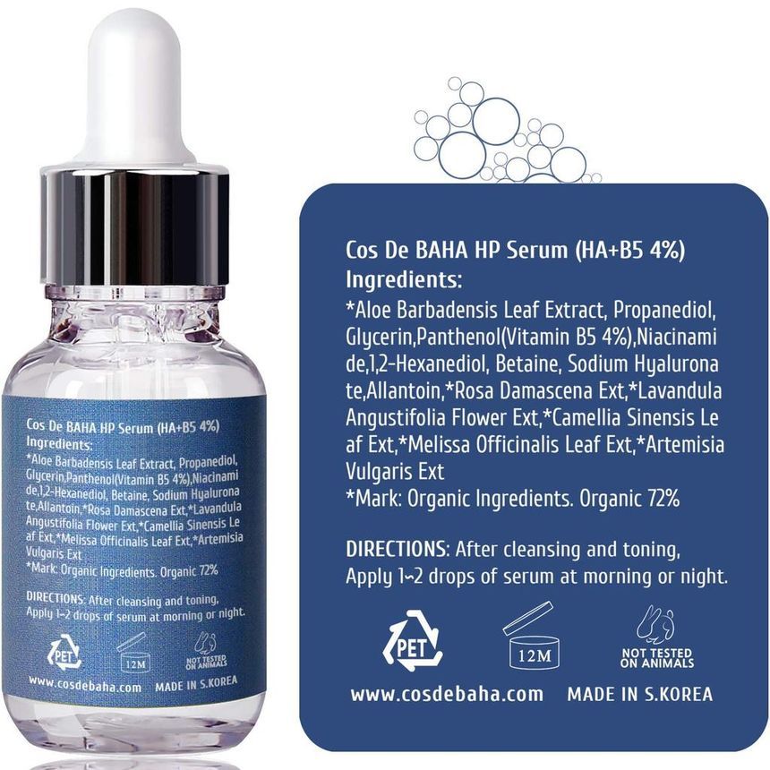 Cos De BAHA - HP Hyaluronzuur B5 (D-Panthenol) Serum