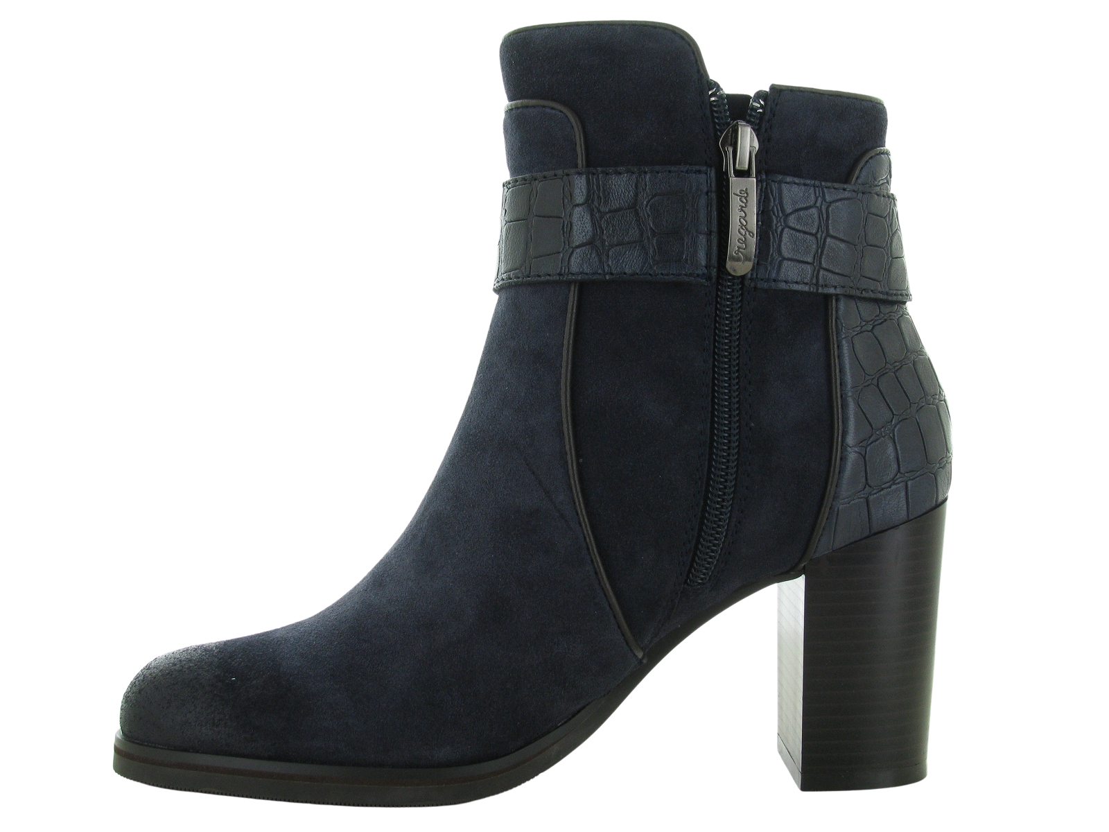 Regarde le ciel-ADRIA -33 Nubuck Velours Marine