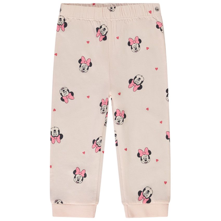 Set pyjama en jersey Minnie Disney pour bébé fille - Rose