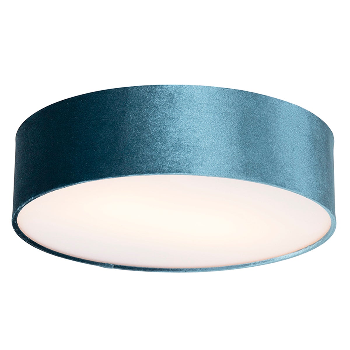 Moderne blauwe plafondlamp 40 cm - Drum