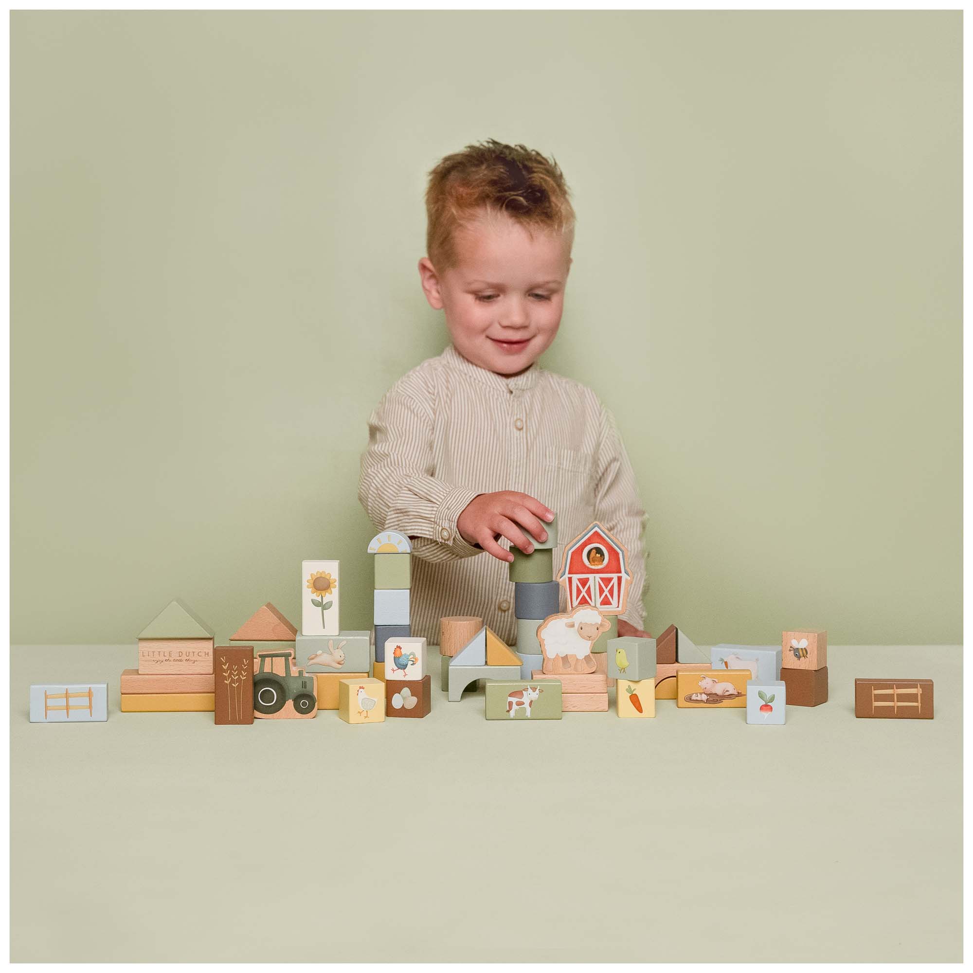 Little Dutch Blokken ton Little Farm multi