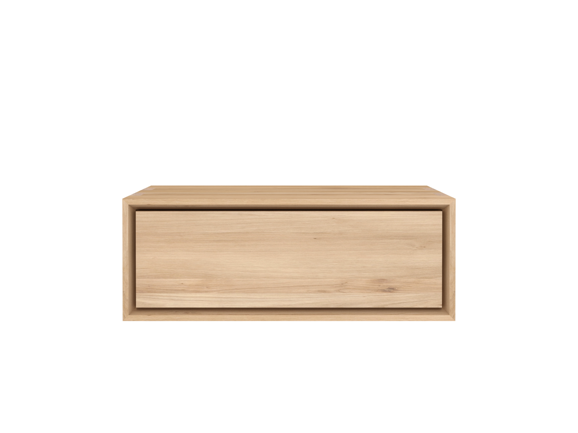 Oak Nordic II bedside table hang