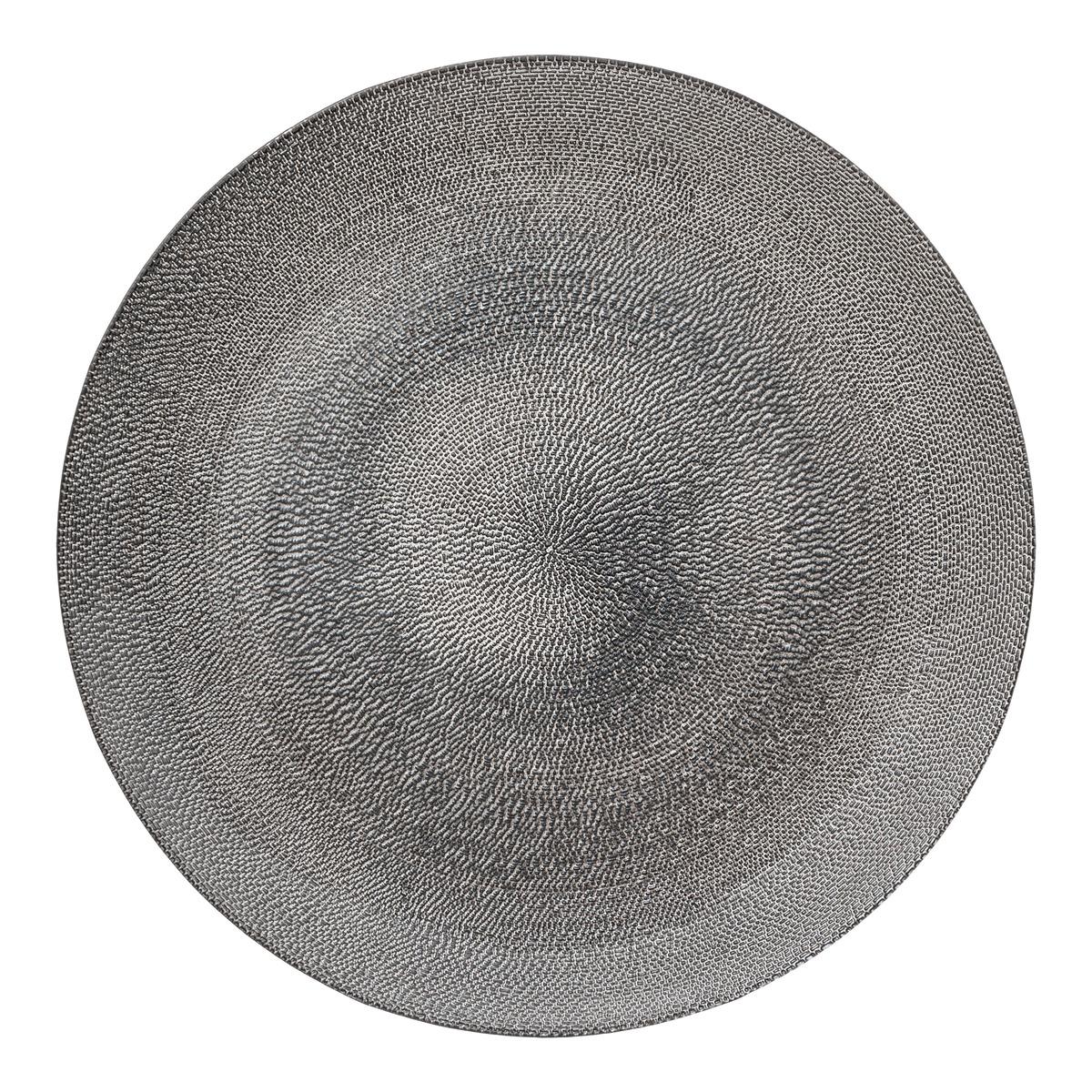 ASSIETTE PLATE AURORE GRIS D.28CM