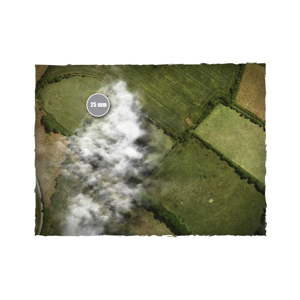 Terrain Mat Mousepad - Aerial Field 2 - 120x180