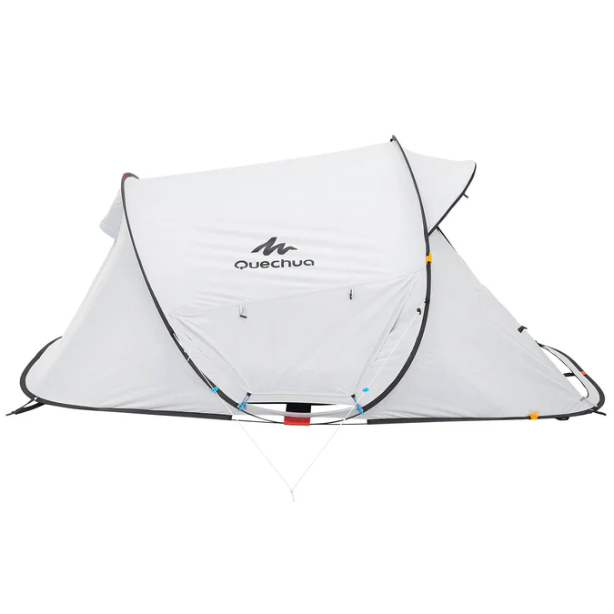 Decathlon Quechua - Barraca de Camping Quechua 2 Second Fresh & Black Impermeável e Pop-Up para 2 Pessoas