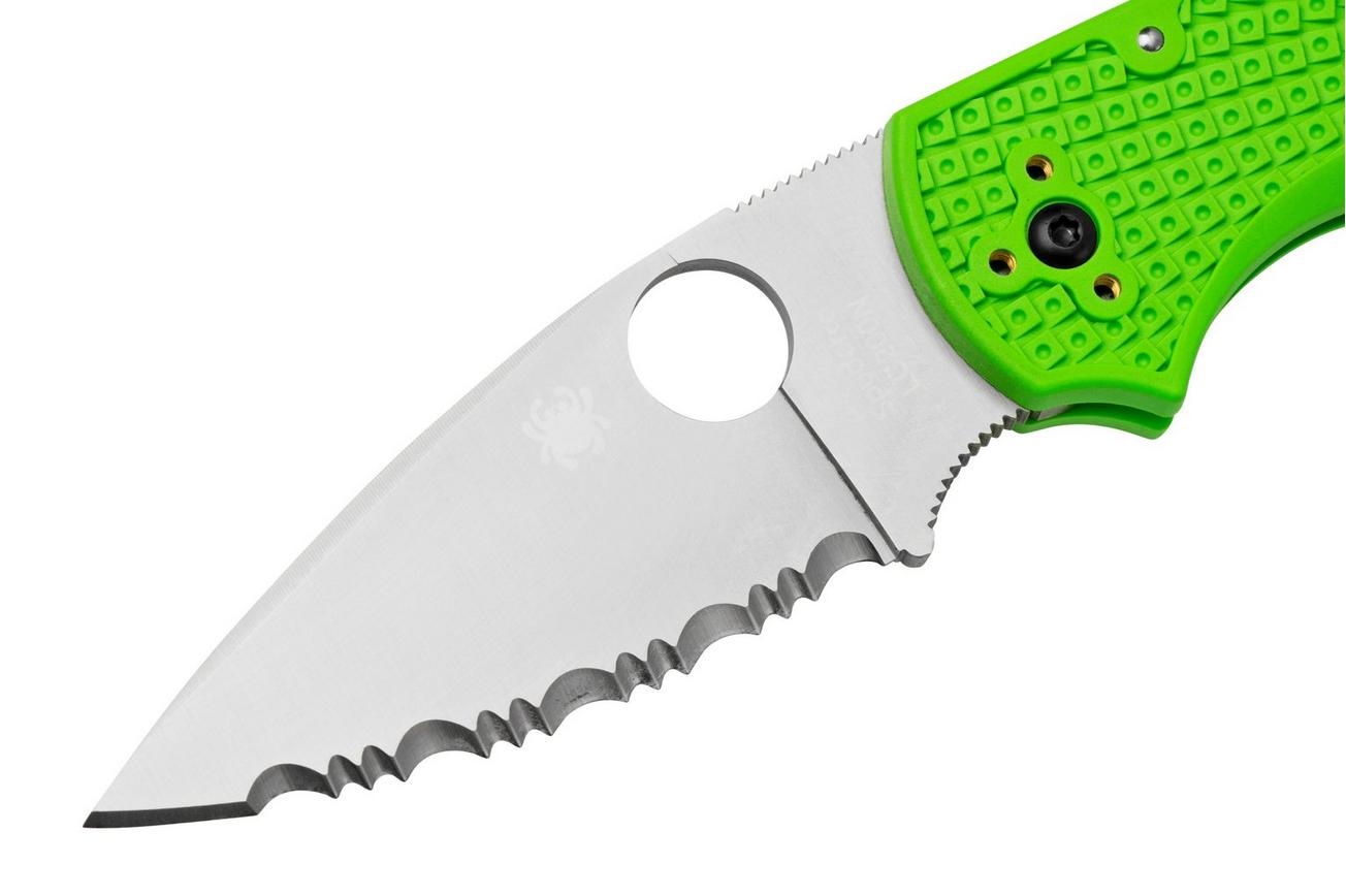 Spyderco Native 5 Salt, Green FRN, LC200N, C41SGR5 zakmes