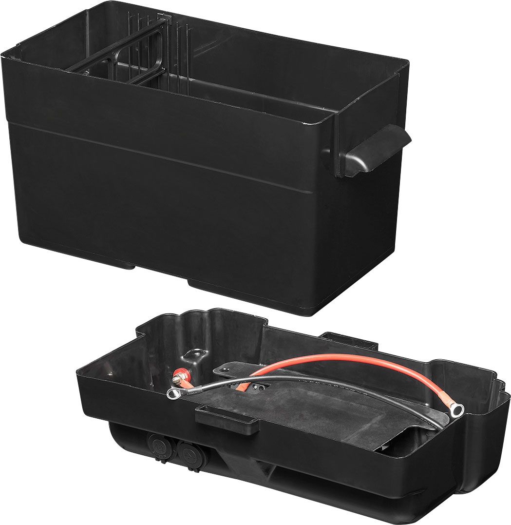 PAT Batteriebox V02 mit USB-Steckdose, 12V-Steckdose & Voltmeter IP44