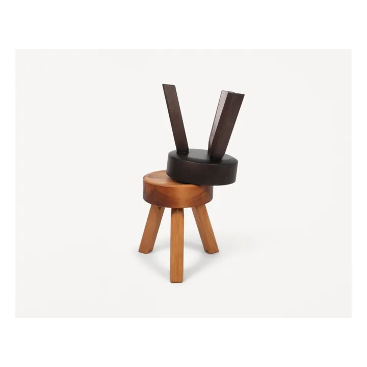 Frama Tabouret AML en pin | Bois foncé
