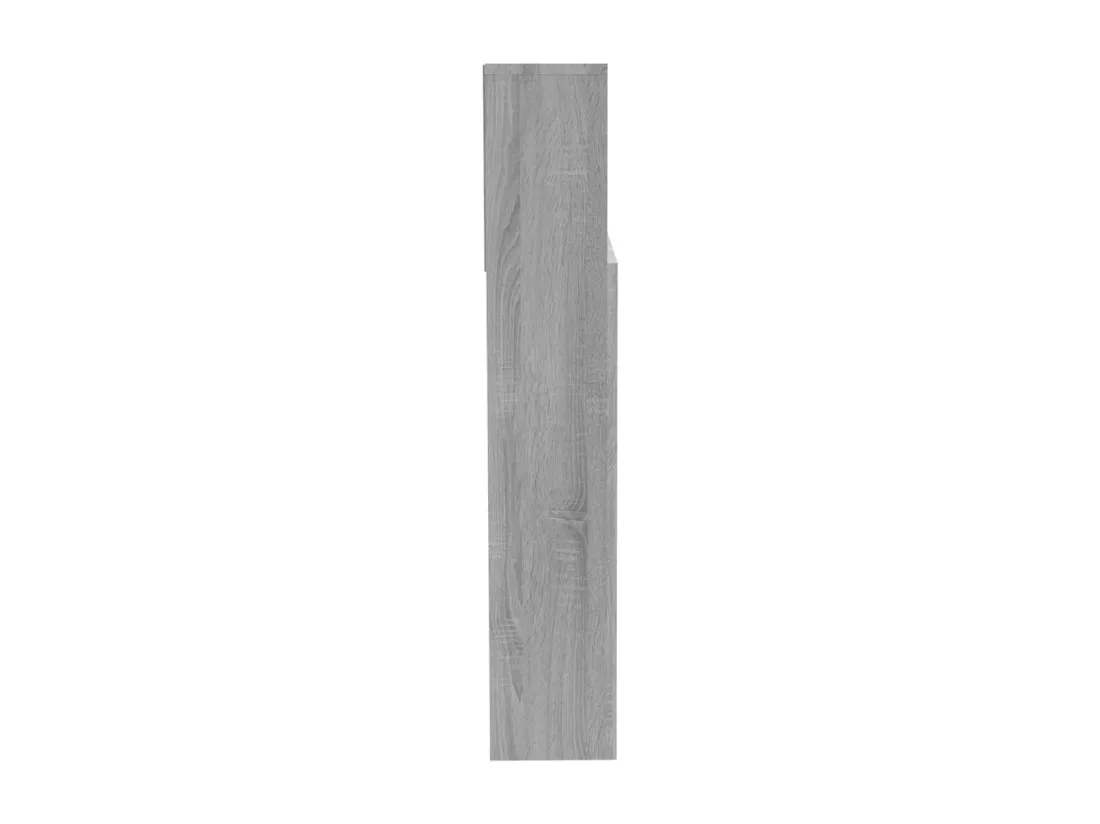Armoire de tête de lit Sonoma gris 200x19x103,5 cm
