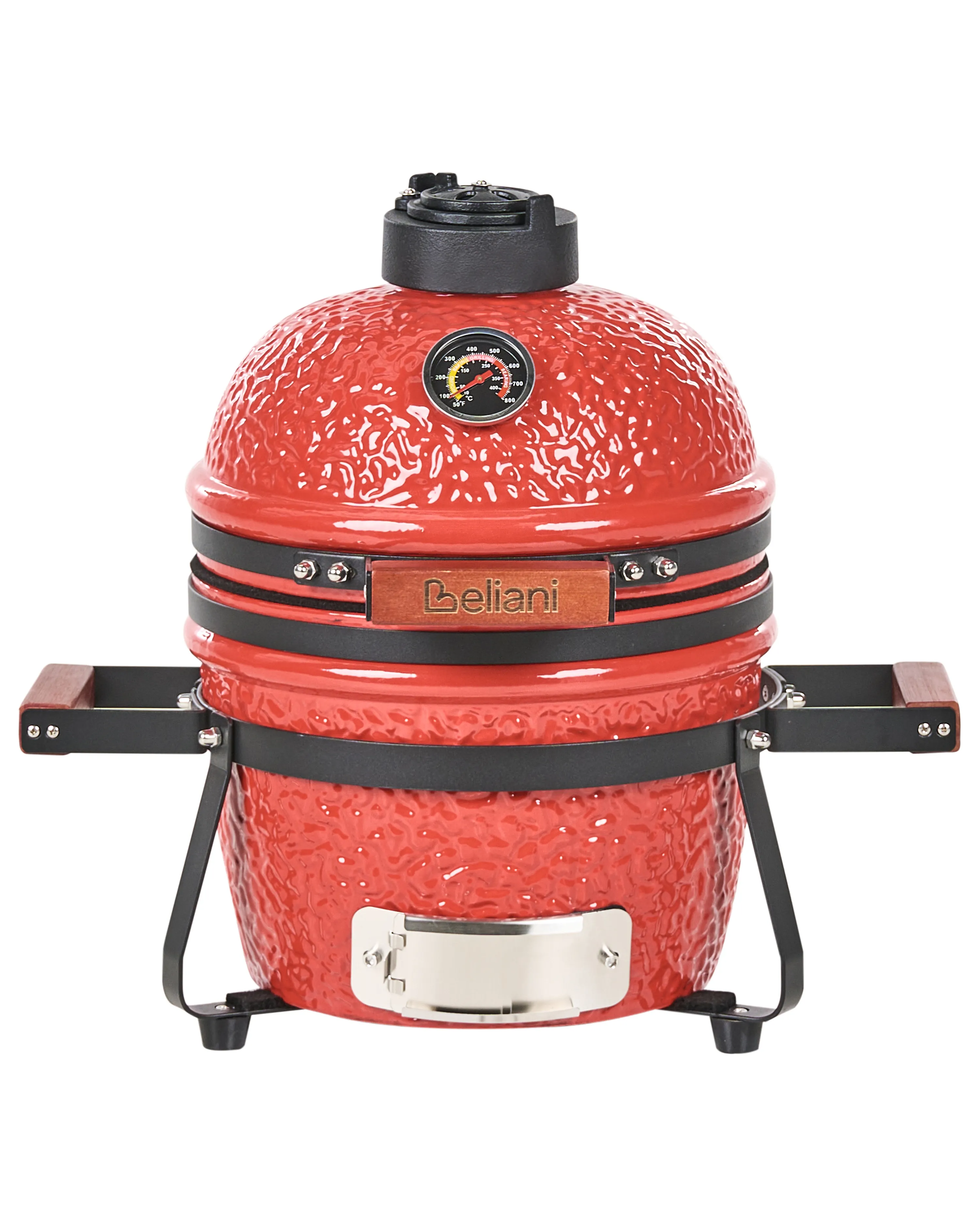 Mini houtskoolgrill KAMADO Keramiek Rood