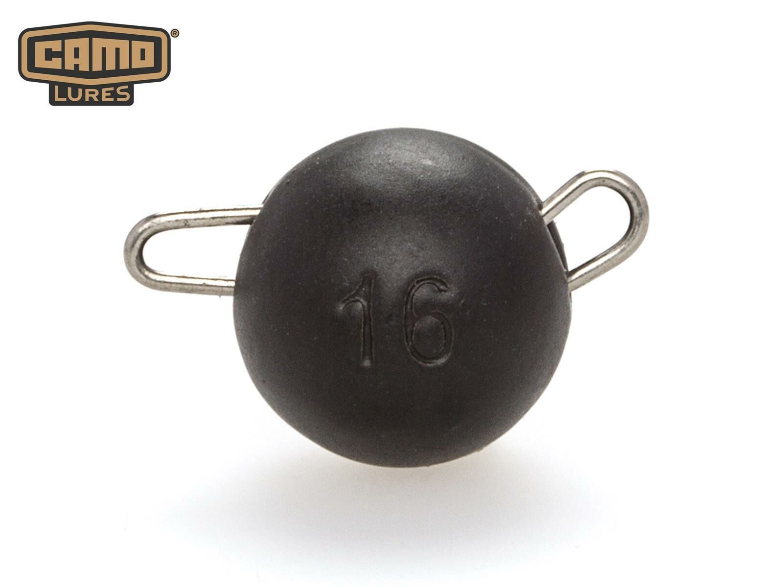 CAMO Tungsten Flexible Head - BLACK 14g (2 Stk.)
