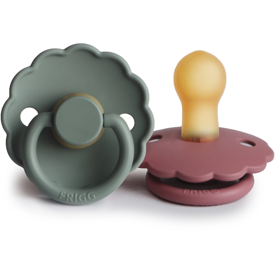 FRIGG Schnuller Daisy Dusty RoseLily pad 0-6 Monate