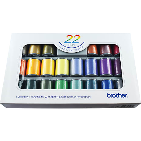 Brother SKiTCH PP1 broderitråd - 22 farver