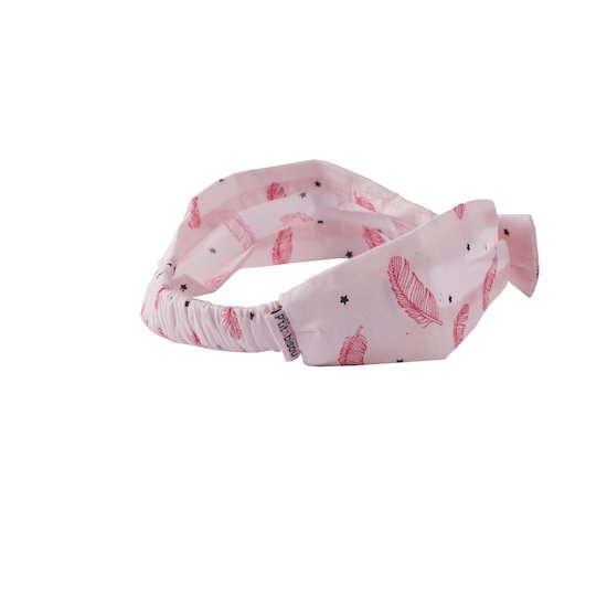 Love Me Too Bandeau   Imprimé Plume        de               P'tit bisou