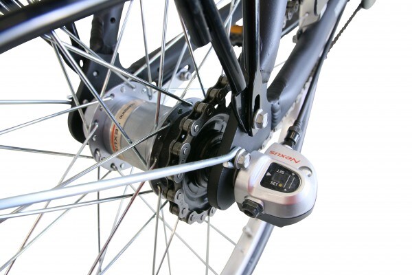 HAWK Citytrek Premium Black – Herren 28 Zoll - Leichtes Herren Fahrrad mit 3-Gang Shimano Nabenschaltung, Felgenbremse I Allrounder