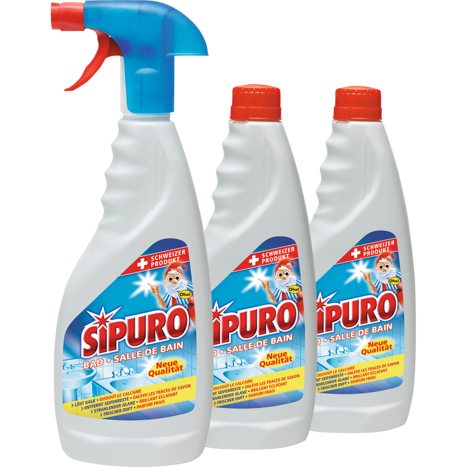 Sipuro Badreiniger 1Orig+2Ref 3x500ml