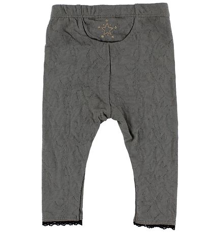 En Fant Leggings - Grå m. Hulm?nster