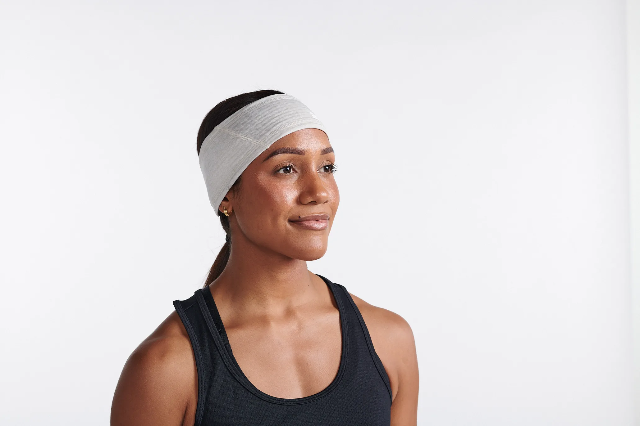 2XU Ignition Headband Moon/White Reflective