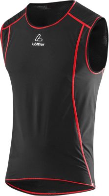 LöfflerWindstopper Singlet Transtex - schwarz