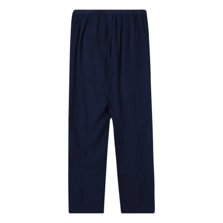 Xirena Pantalon Brinkley Gaze de Coton | Bleu nuit
