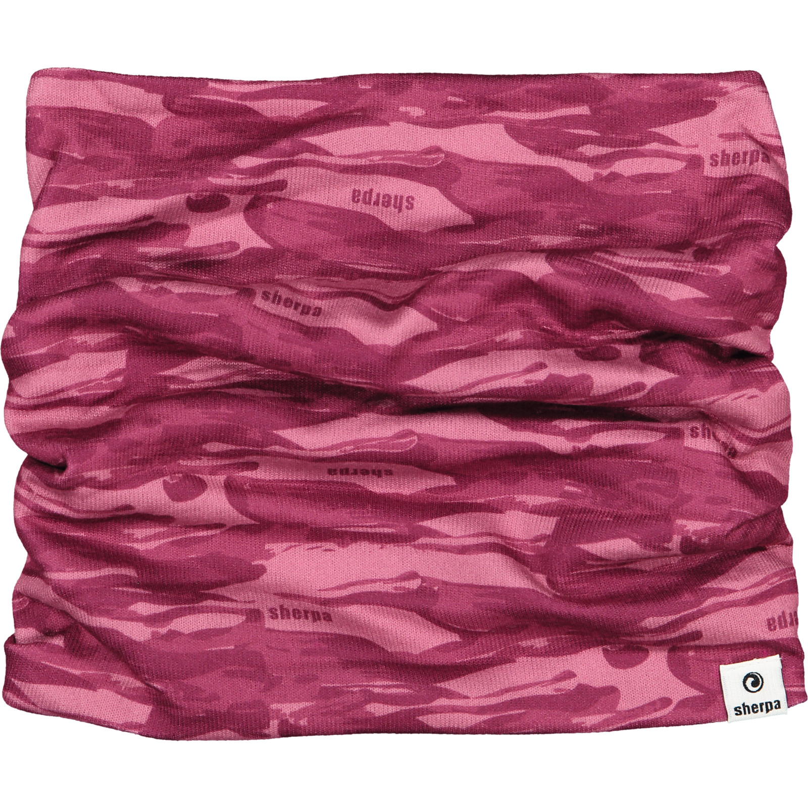 Sherpa Unisex-Schlauchschal Mallaj bordeaux