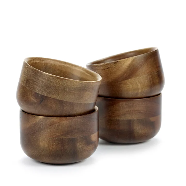 Serax Tasse Collage en bois - Set de 4