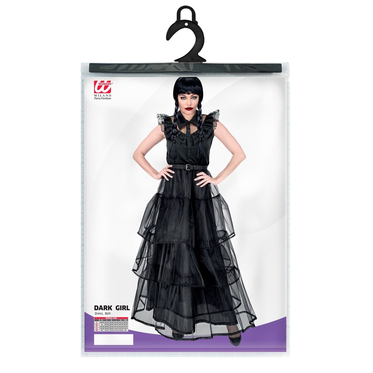 Halloween Jurk Zwart Dames Gothic