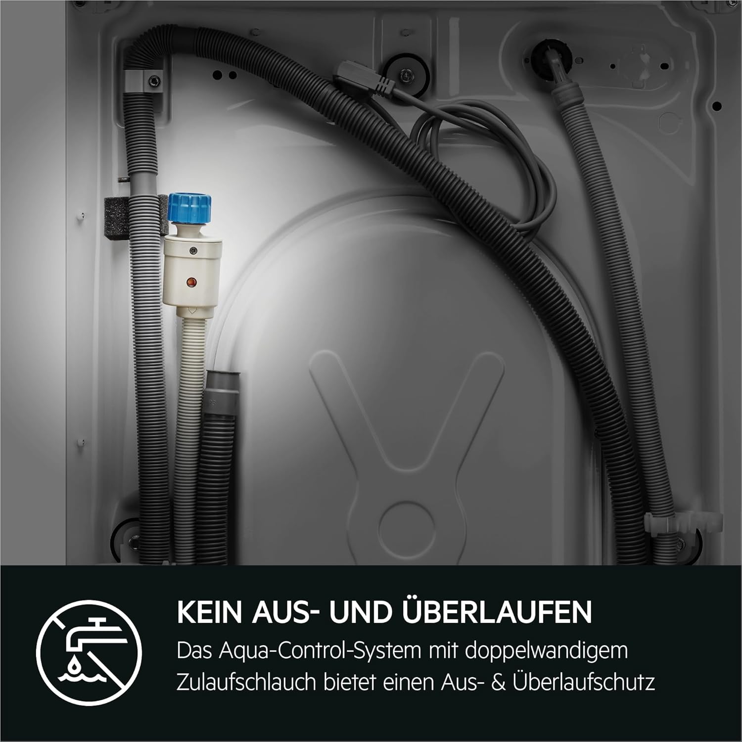 AEG Waschtrockner mit Wärmepumpe, 9 kg Waschen, 6 kg Trocknen, EEK C/A, Serie 9000 AbsoluteCare - Schonend Trocknen selbst Wolle & Seide, Dampf-Programm – Weniger Bügeln, 1600 U/min, L9WEF80690