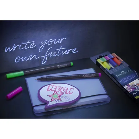 Faber-Castell Grip Finepen neon 5er