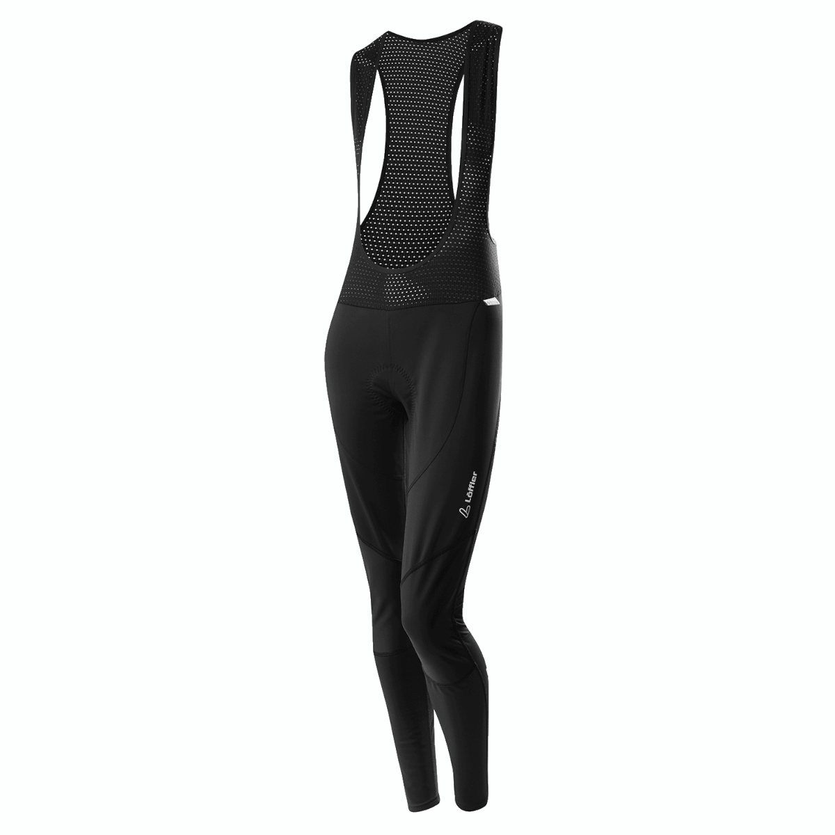 Loeffler WS Elastic zwarte dames fietsbroek