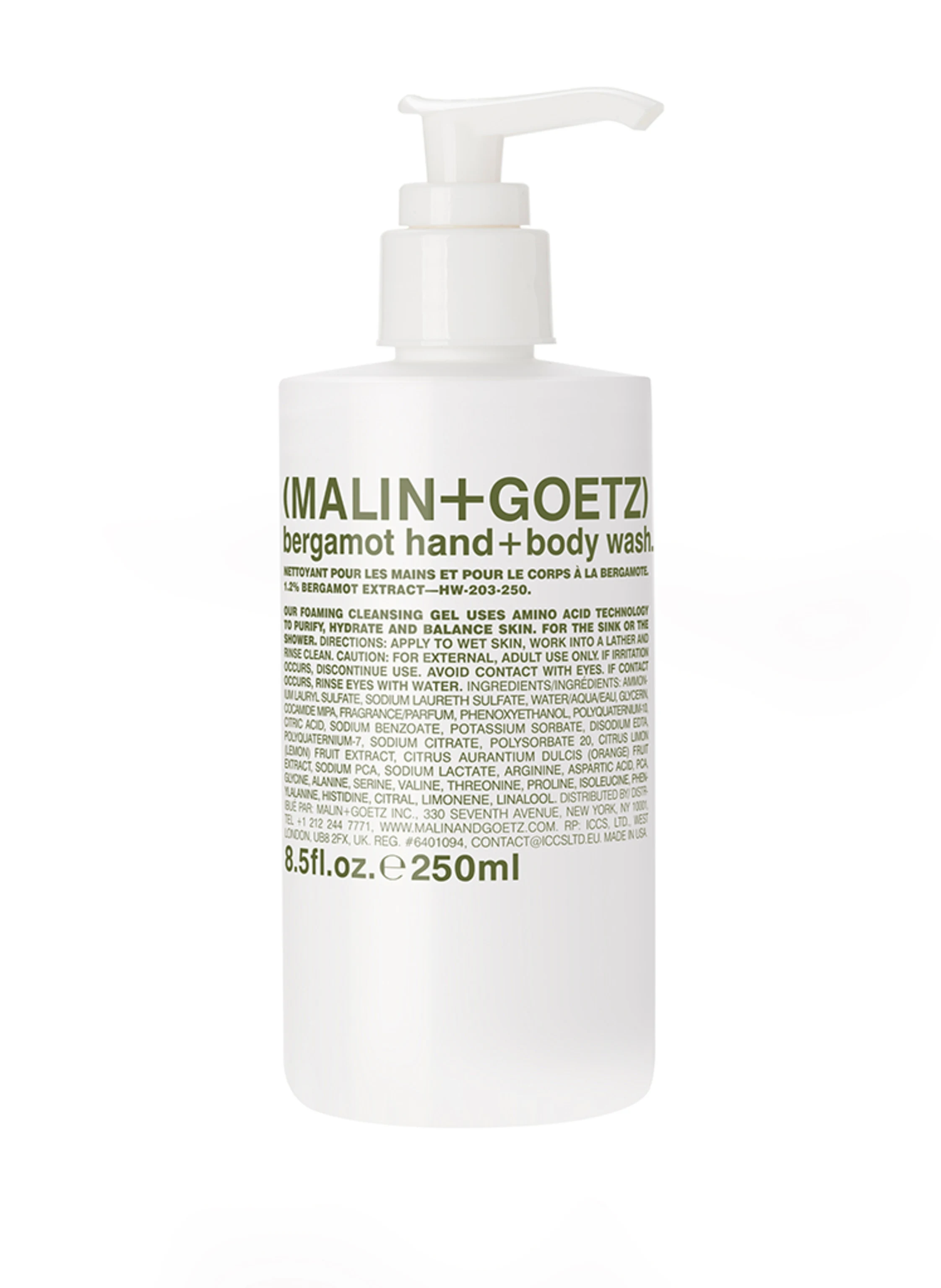(MALIN+GOETZ) BERGAMOT HAND + BODY WASH