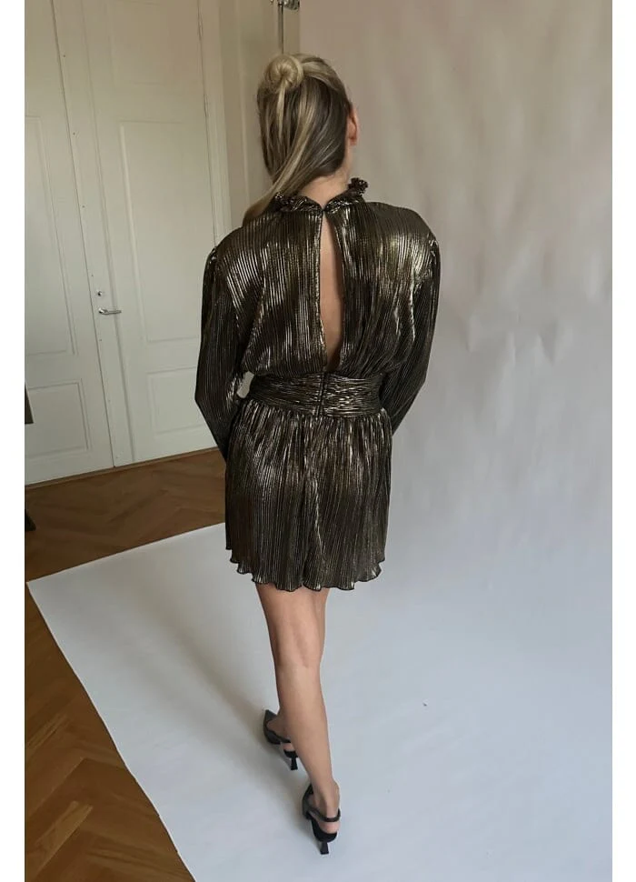 BYIC Thelmaic Dress gb gold black