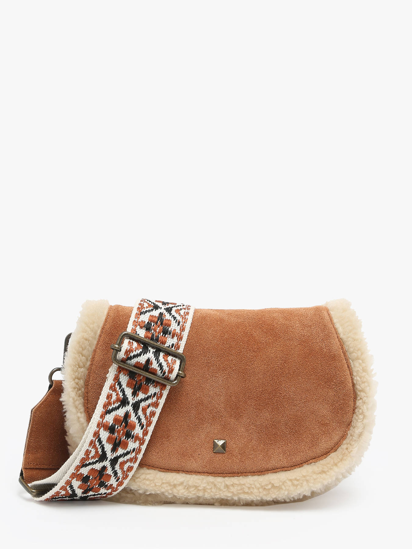 Sac bandoulire Risia cuir PIECES