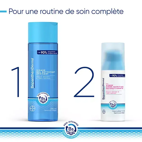Creme facial nutritivo e reconstituinte BepanthenDerma para pele seca a muito seca 50ml