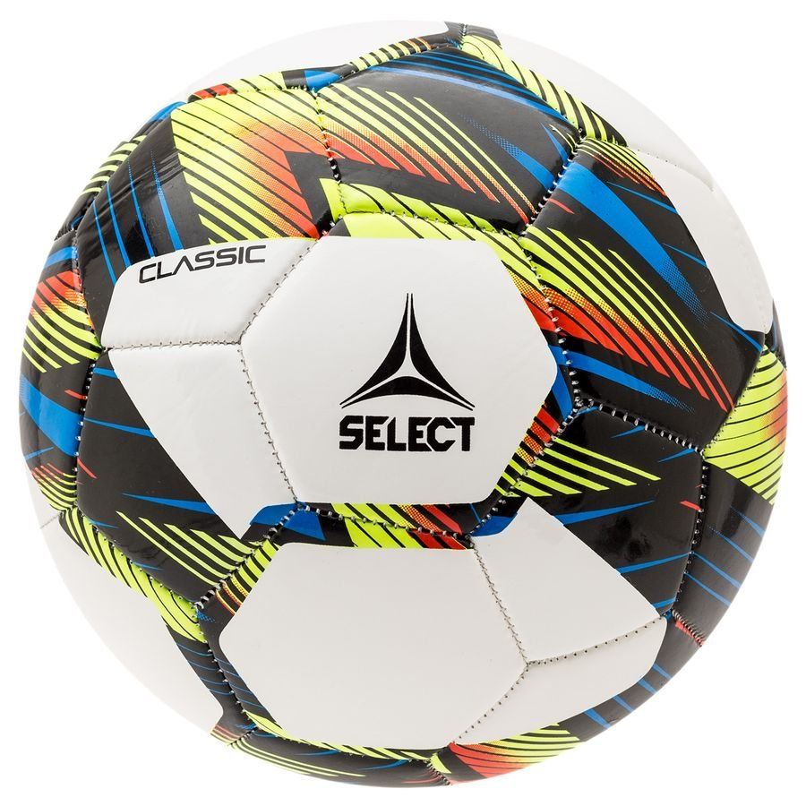 Select Ballon Classic V23 - Blanc Noir/Bleu/Jaune
