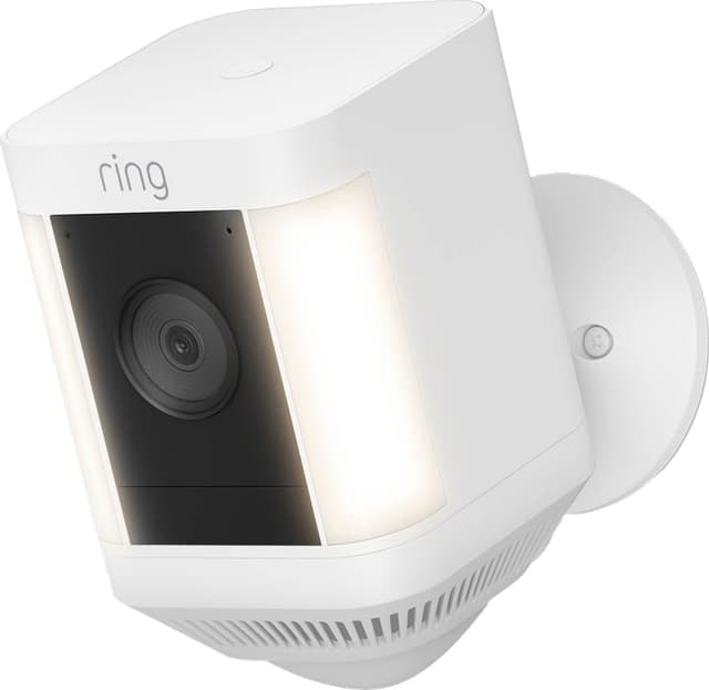 Ring Spotlight Cam Plus sikkerhedskamera (hvid/batteri)