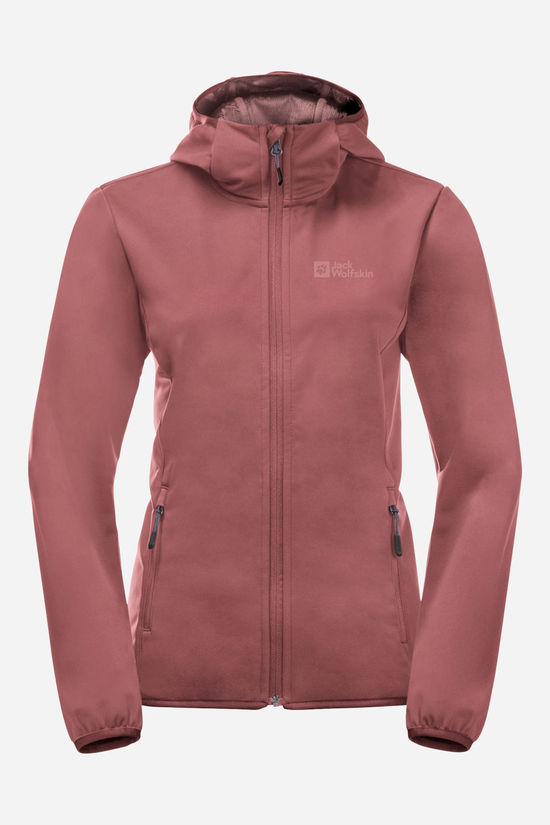 Jack Wolfskin Jack Wolfskin Windhain Hoody Softshell Jas Dames