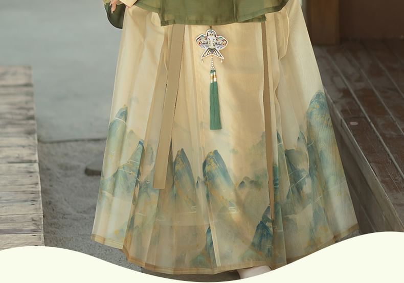 Francoix - Hanfu-kostuumset met bergprint