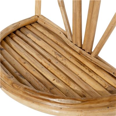Étagère murale en rotin