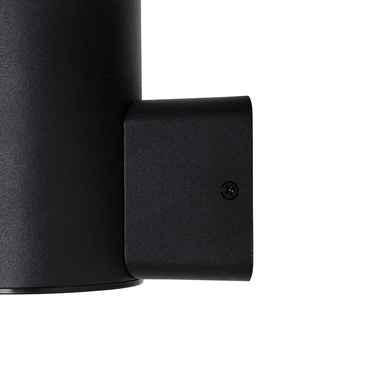 Buiten wandlamp zwart met opaal glas IP44 - Huma