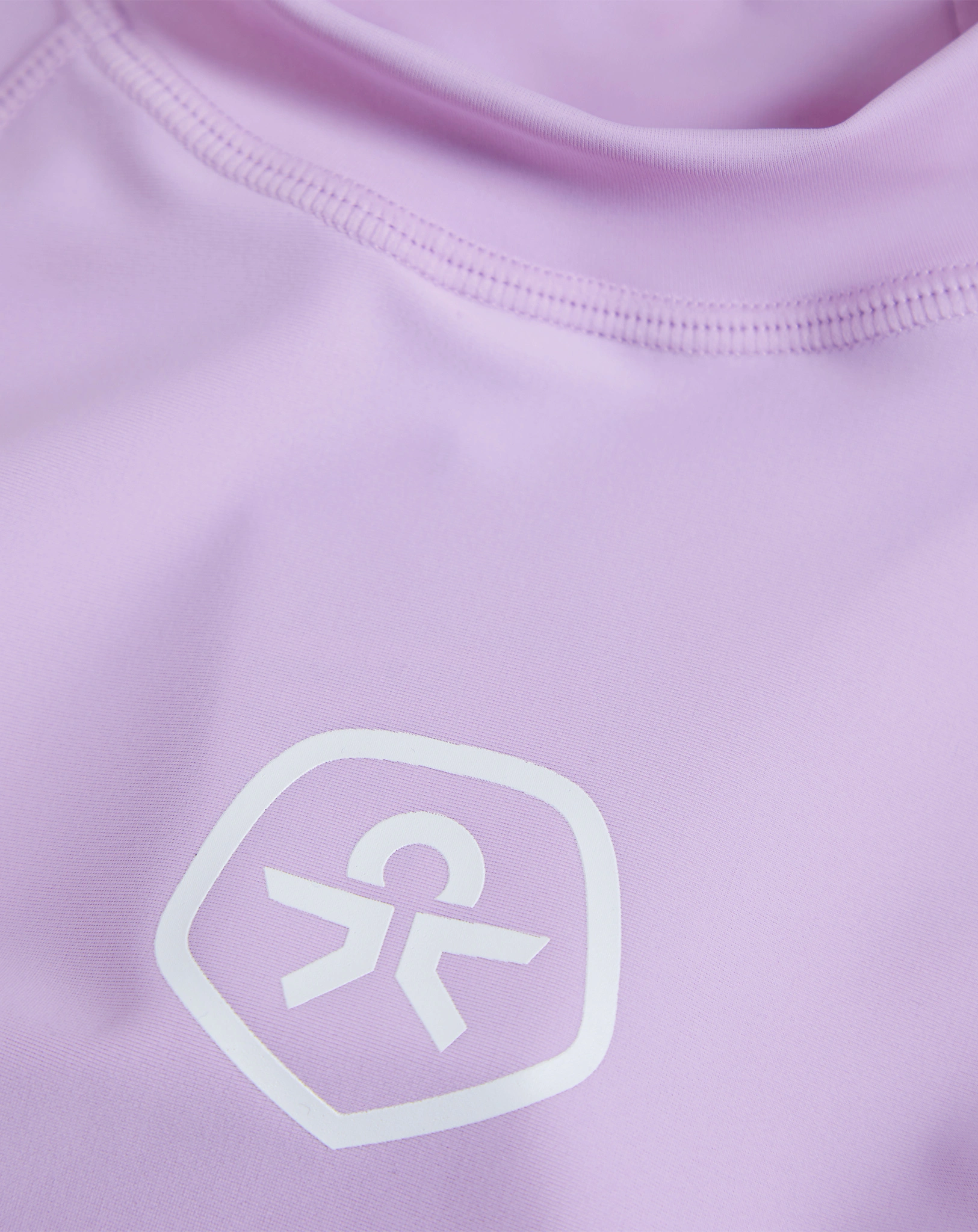Langarm-Badeshirt SOLID in lavender mist