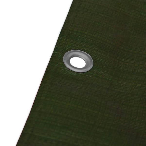 Grønn presenning 200 g/m²