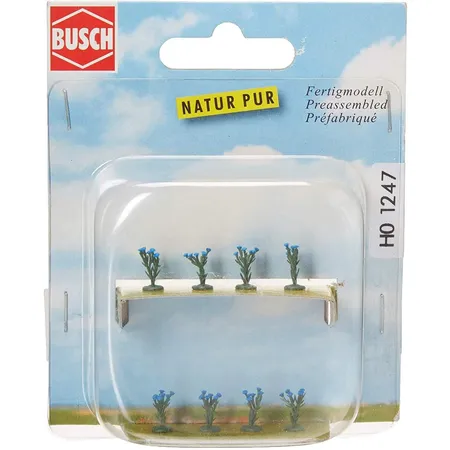 Busch 1247 - 8 Kornblumenpflanzen H0