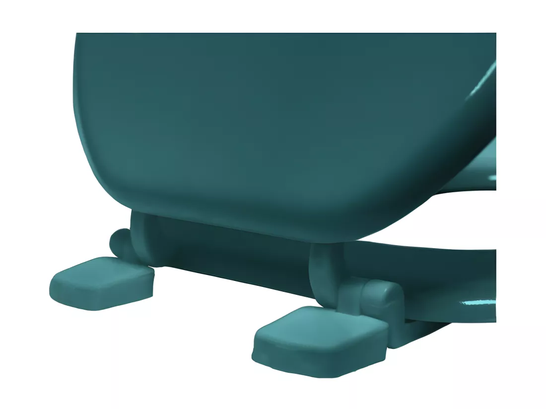 Abattant WC 37 x 47 cm Vitamine Bleu/Emeraude - MDF