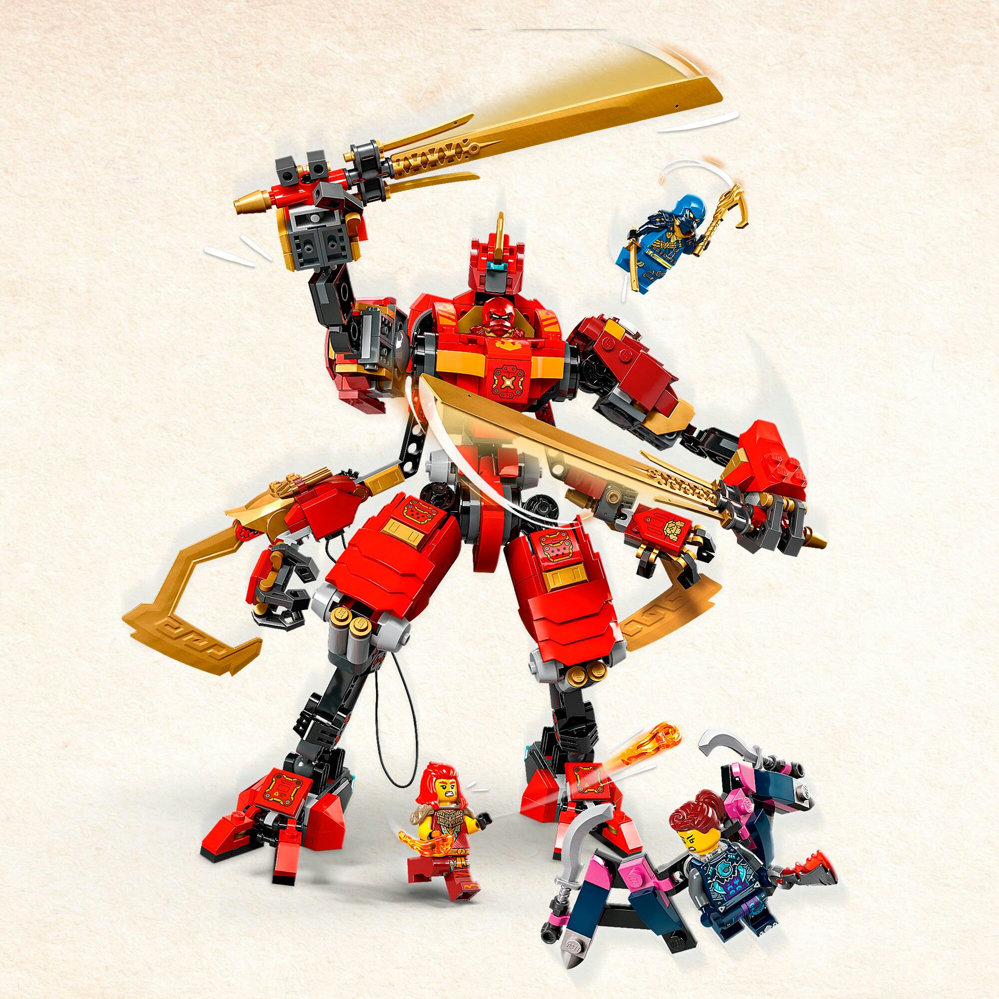 LEGO Konstruktionsspielzeug Ninjago Kais Ninja-Kletter-Mech