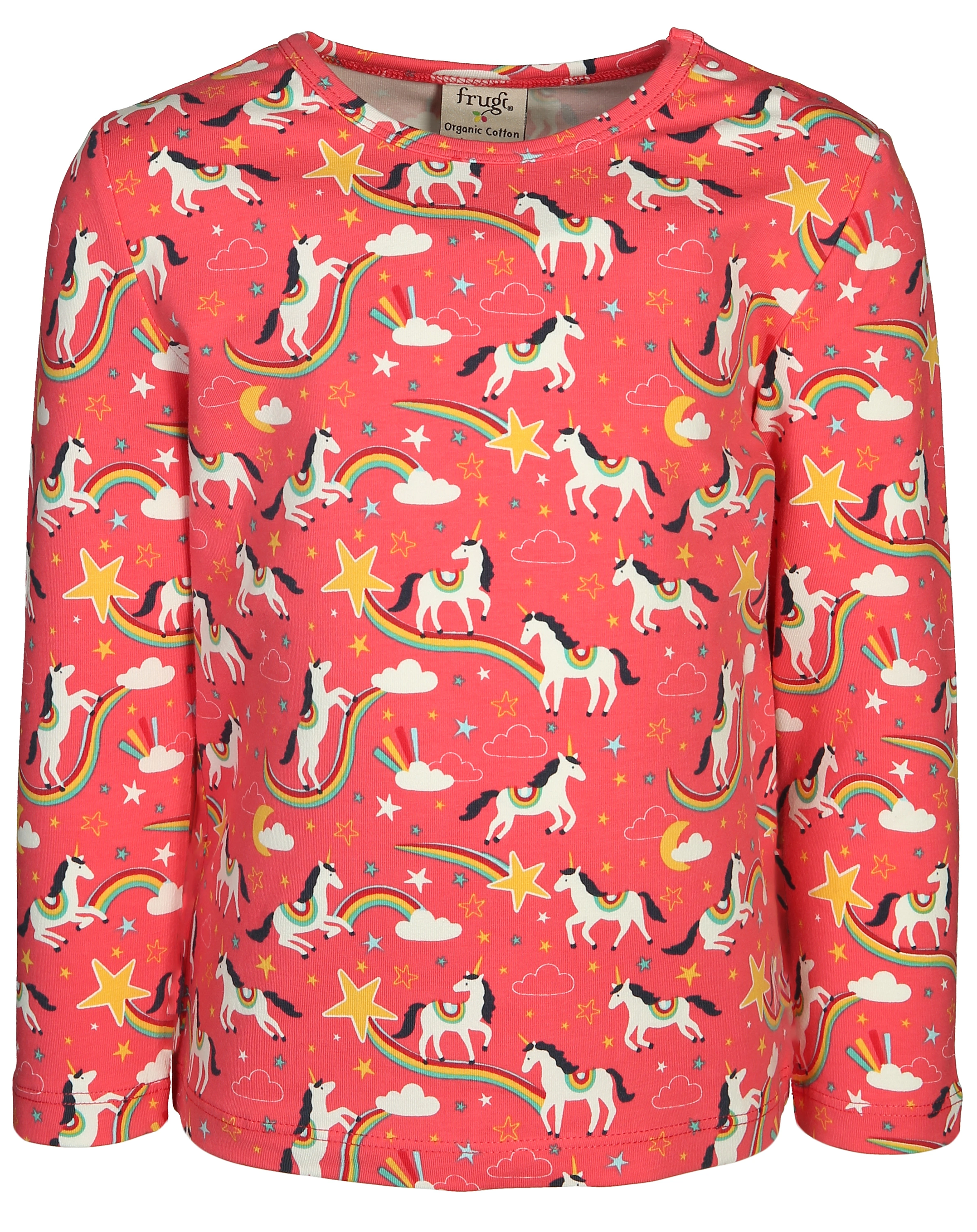 Langarmshirt BRYHER - UNICORN in watermelon